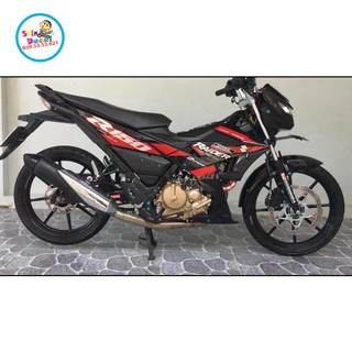 [SHIN DECAL] Tem xe raider fi đỏ đen