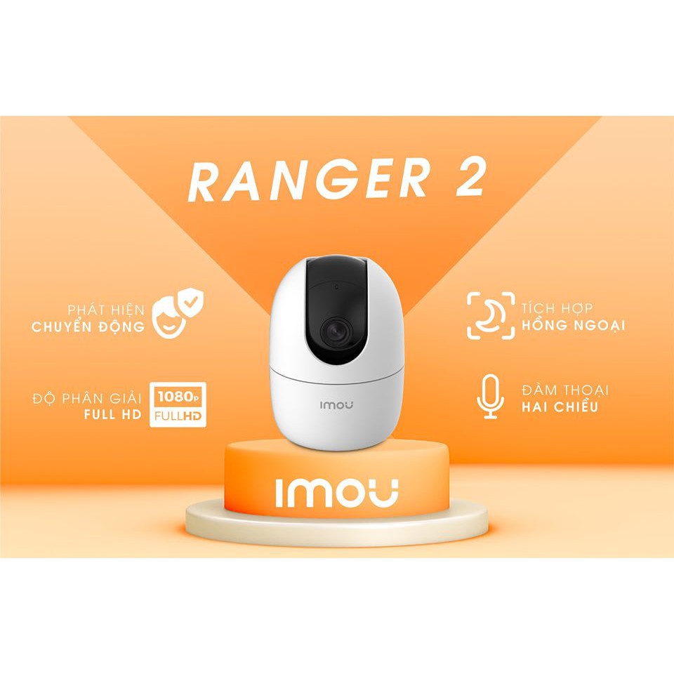 [Mã 154ELSALE2 giảm 7% đơn 300K] Camera IMOU IPC-A22ep Ranger 2 1080p FullHD