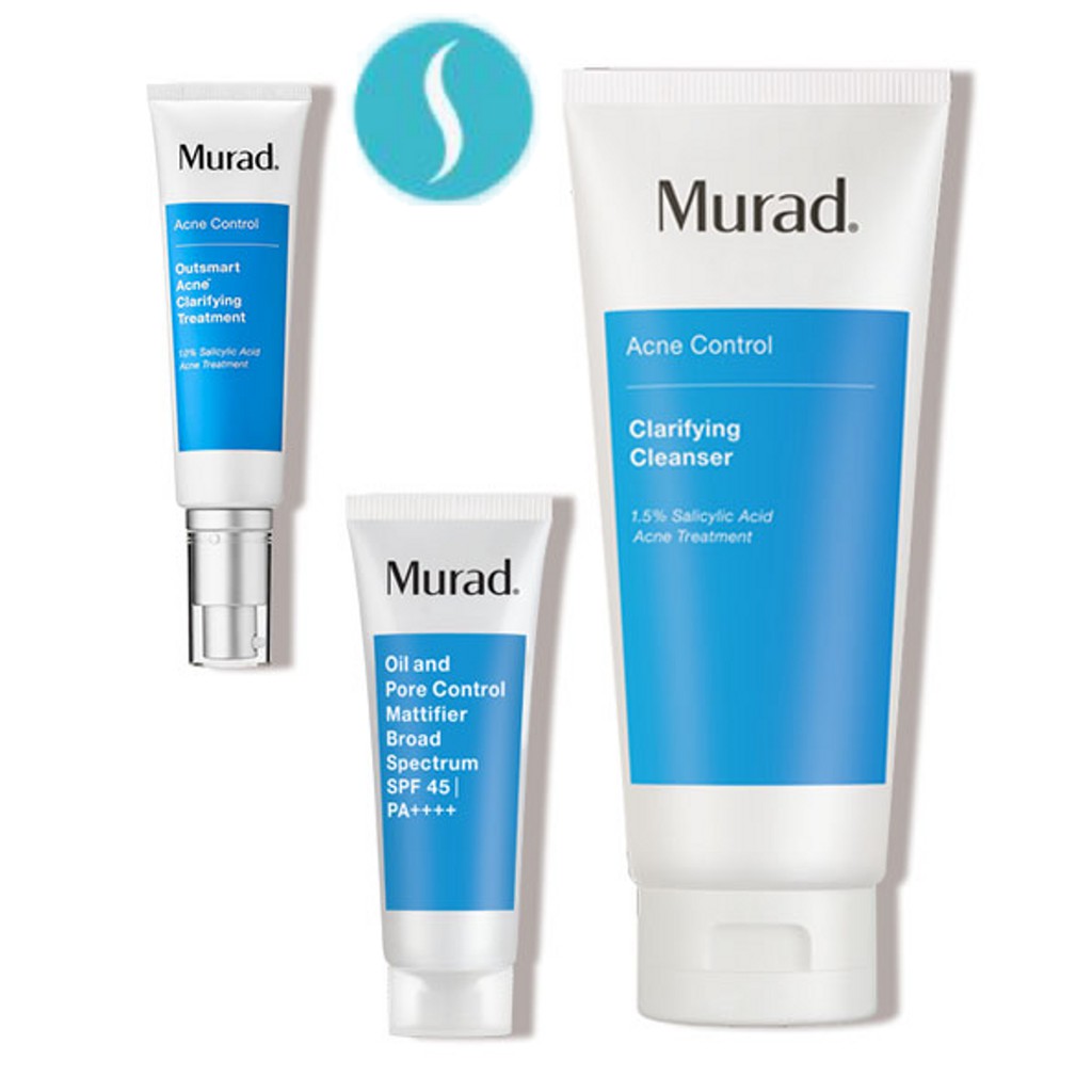 (AUTH) Murad Acne Control Set Bộ Sản Phẩm Trị Mụn Và Kiểm Soát Dầu