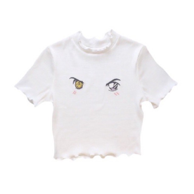American Pie - Áo croptop thêu Eyes