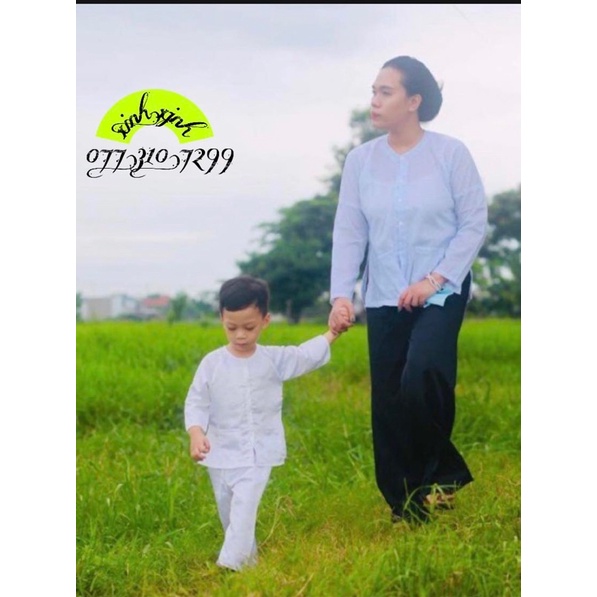 Bộ quần áo bà ba trẻ em bé trai bé gái