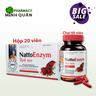 NattoEnzym Red rice (Gạo đỏ) – Hỗ trợ giảm cholesterol và làm tan cục máu đông, Nguyên liệu Nhật Bản