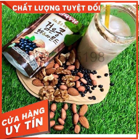 SỮA NƯỚC HẠT ÓC CHÓ&HẠNH NHÂN, MÈ ĐEN&ĐẬU ĐEN, ĐẬU VÀNG, NGŨ CỐC Hàn Quốc 190ml,195ml, 140ml