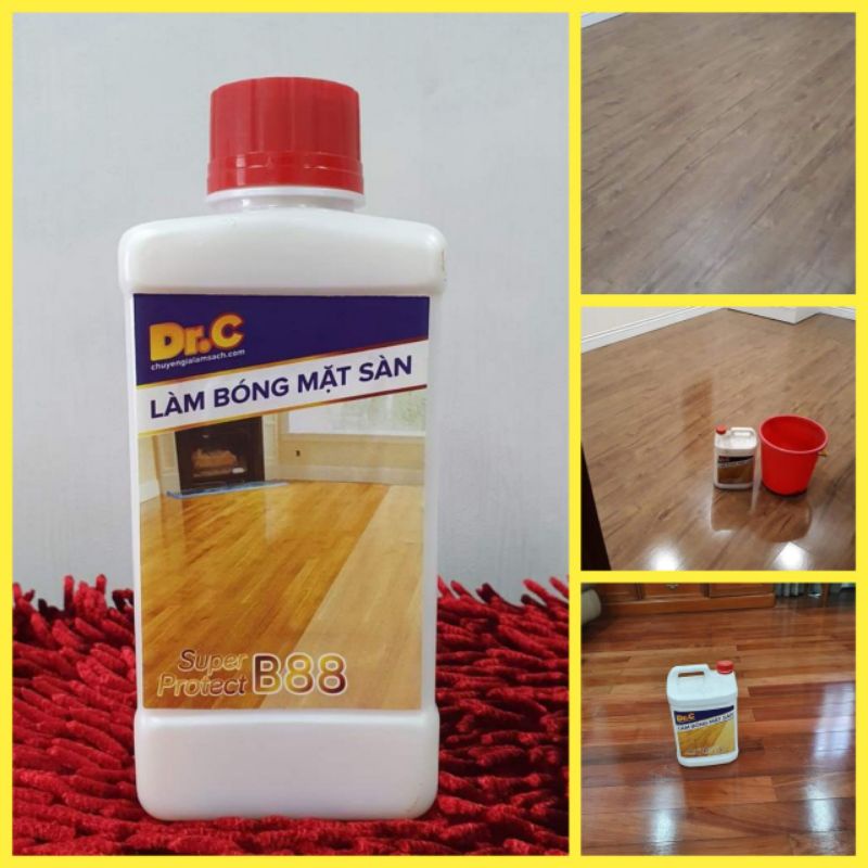 Dung dịch phủ bóng Dr.C- B88 loại 500ml bảo vệ sàn gỗ, đồ gỗ nội thất SIÊU RẺ