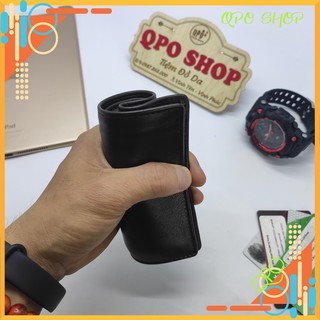 [SALE] Bóp Da Nam Đứng Da Bò Thật (BH 12tháng)