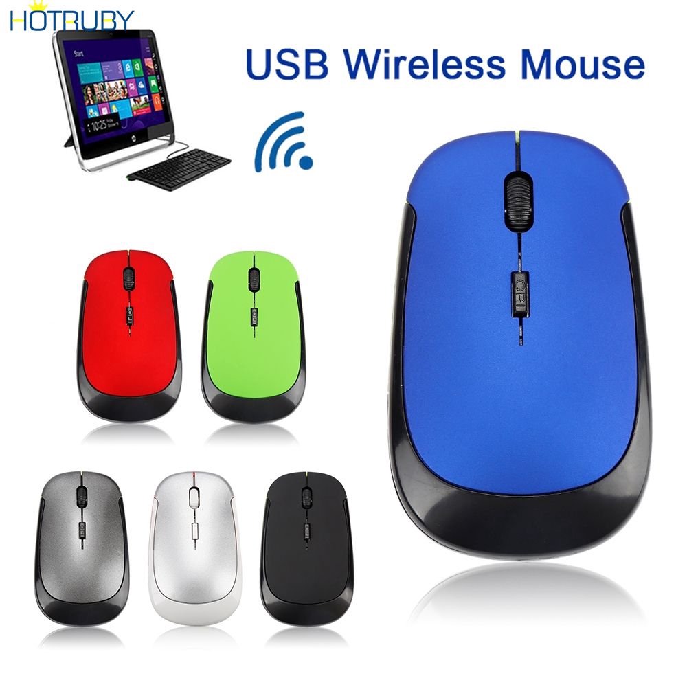 Ultra-thin Portable Wireless Mouse Cordless Mice Adjustable Sensitivity Mouse HT❣