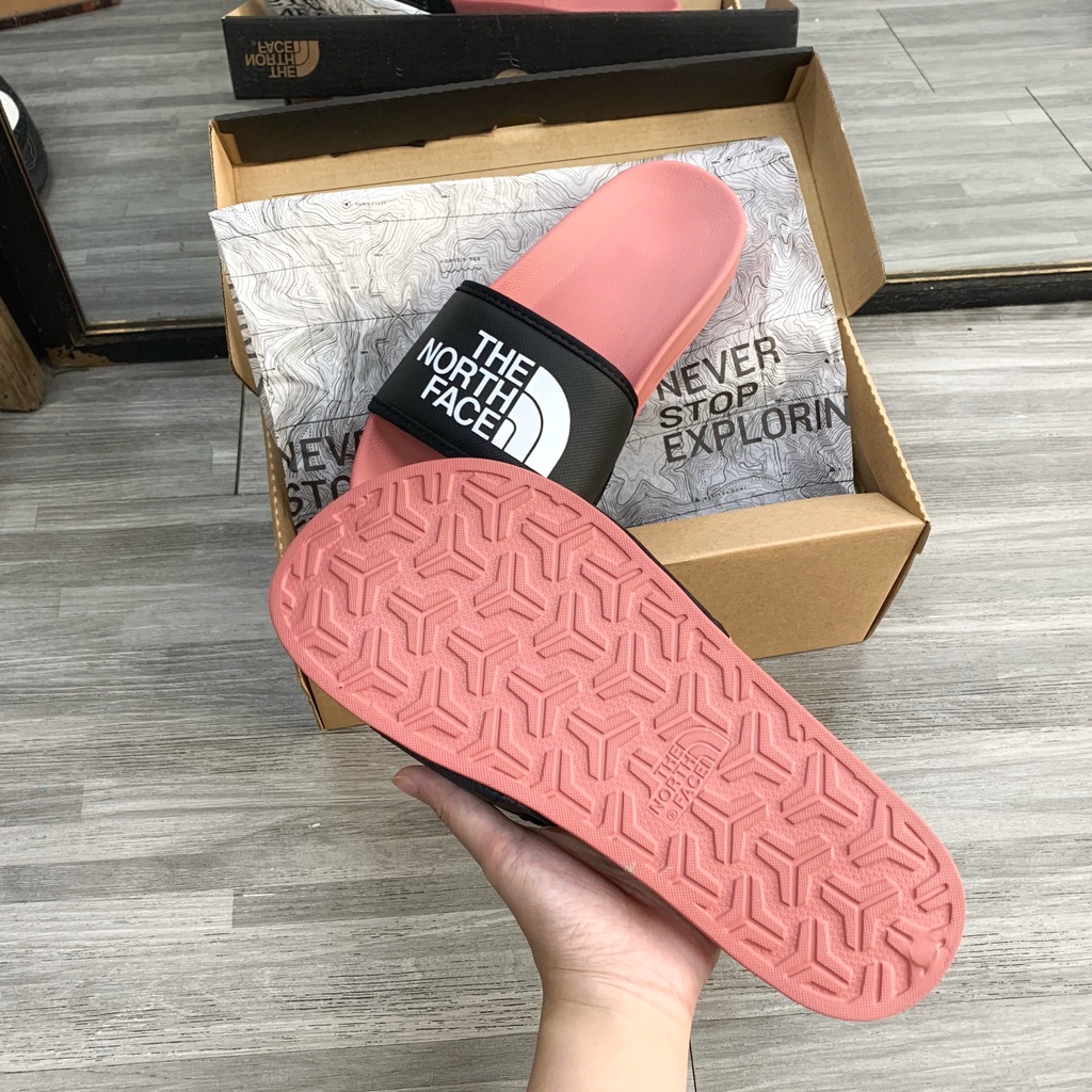 Dép TNF Đen Hồng Siêu Hót 🌈🌈🌈