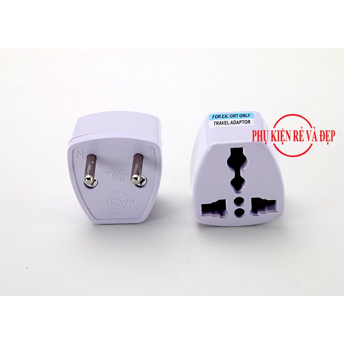 Ổ cắm - Phích Cắm Chuyển Đổi Đa Năng từ 3 chân thành 2 chân