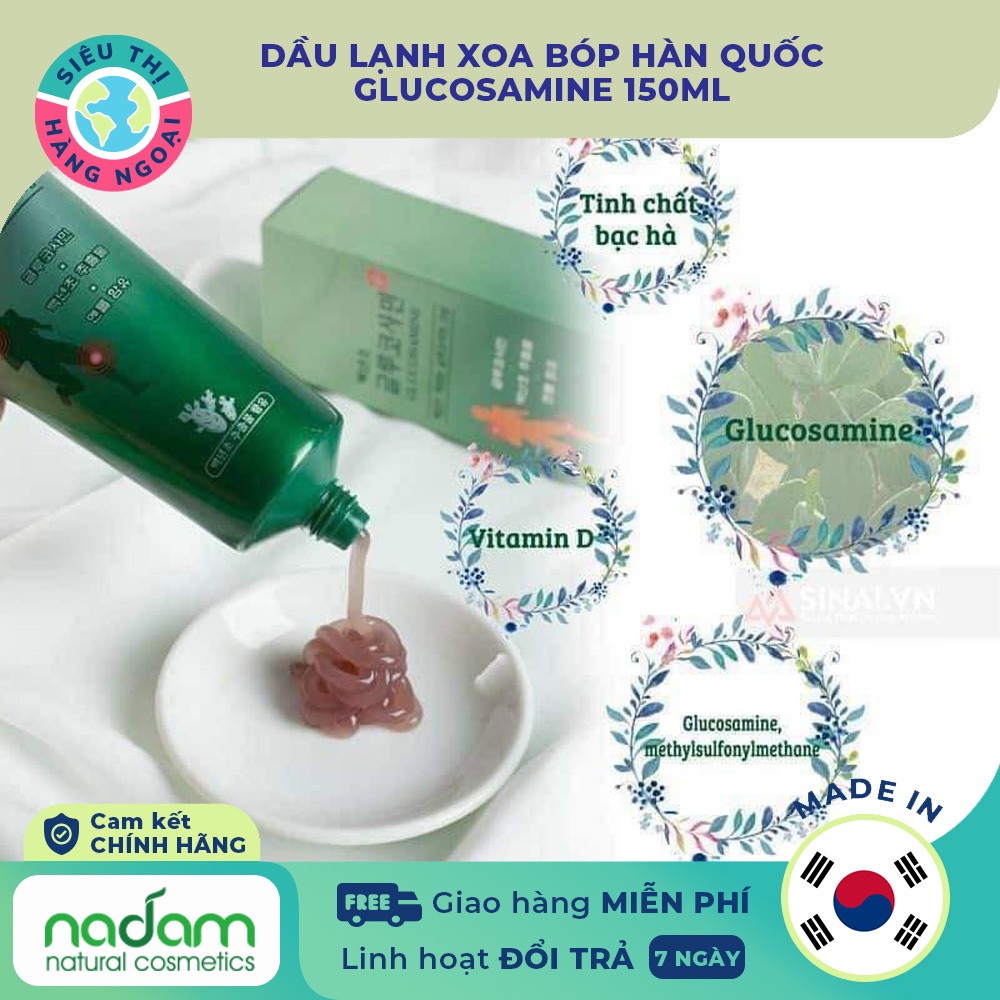 Dầu Lạnh xoa bóp Glucosamine 150ml - Hàn Quốc