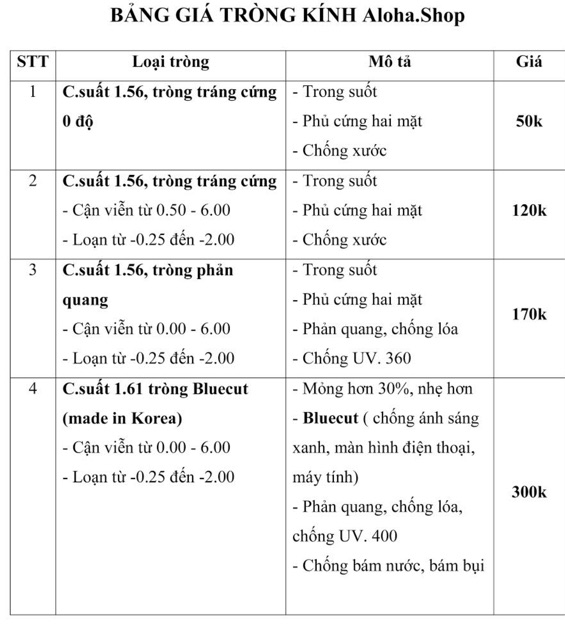 COMBO KÍNH GỌNG DẺO Hàn Quốc - kính cận thời trang + TRÒNG CẬN VIỄN LOẠN