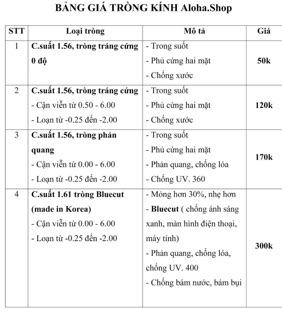 Kính Cận mắt mèo + mắt cận