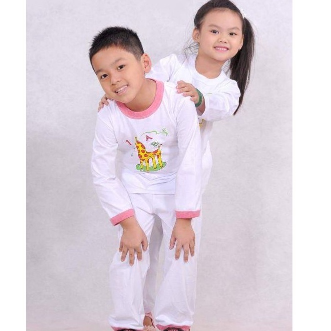 Đồ bộ tay dài 100% cotton , cho bé nam với bé gái