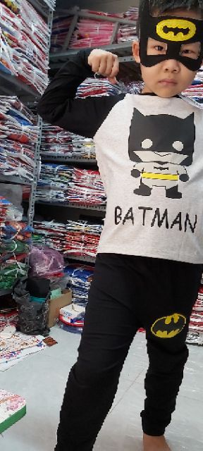 Bộ Người dơi dài tay Hình ChiBi ngộ nghĩnh dễ thương cho bé