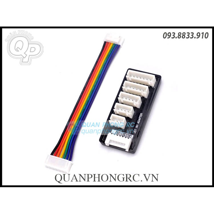 Vĩ Sạc JST-XH Balance Port Adapter Board for 2-6S LiPo Battery Charger