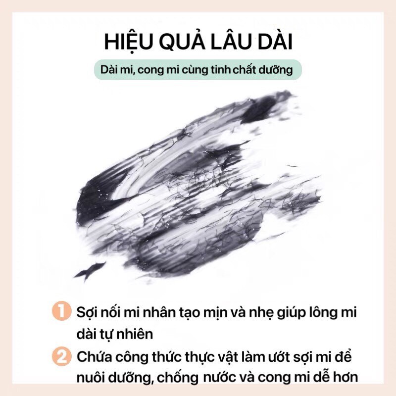 Chuốt Mi Mascara Định Hình Mi Siêu Cong Dài GOGO TALES Feather Feeling Fixator GT257