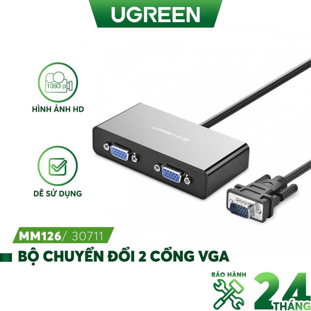 Mua ngay Bộ chuyển đổi 2 cổng VGA màu đen UGREEN MM126 30711 [Giảm giá 5%]