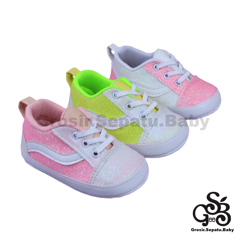 Giày Tập Đi Lấp Lánh Dành Cho Bé Gái 2-12 Tháng Tuổi