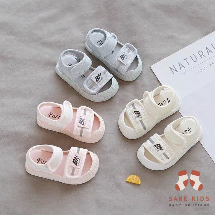 Sandal bé trai bé gái - Dép sandal quai dán BN đáng yêu đế chống trơn trượt tốt mũi chống vấp êm mềm nhẹ cho bé C7