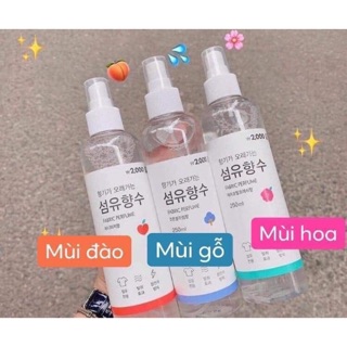 Xịt thơm quần áo,khử mùi Fabric perfume