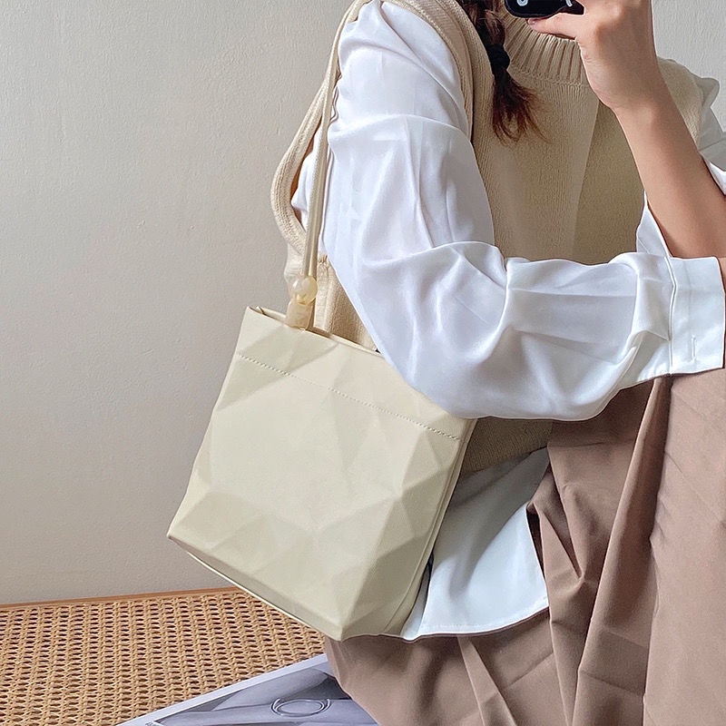 Túi Đeo Vai Đính Hạt Thiết Kế Đơn Giản Thời Trang Cho Nữ