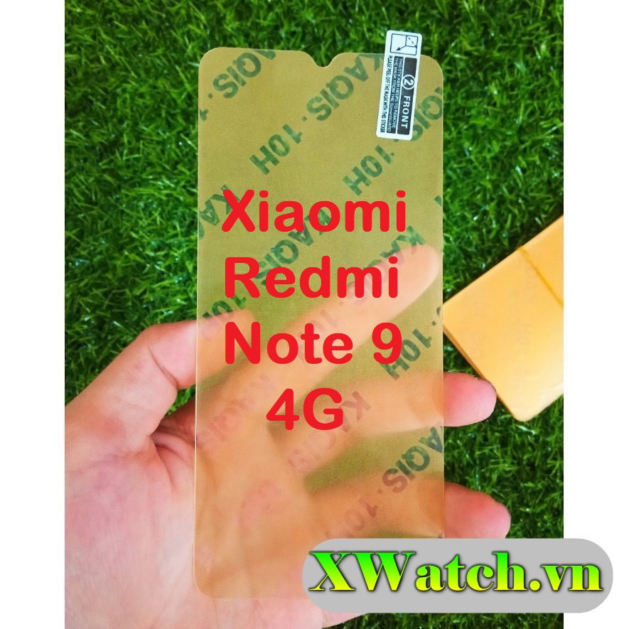 Cường lực dẻo Nano Xiaomi Redmi Note 9 4G Redmi 10x 4g Không sứt mẻ, siêu bền