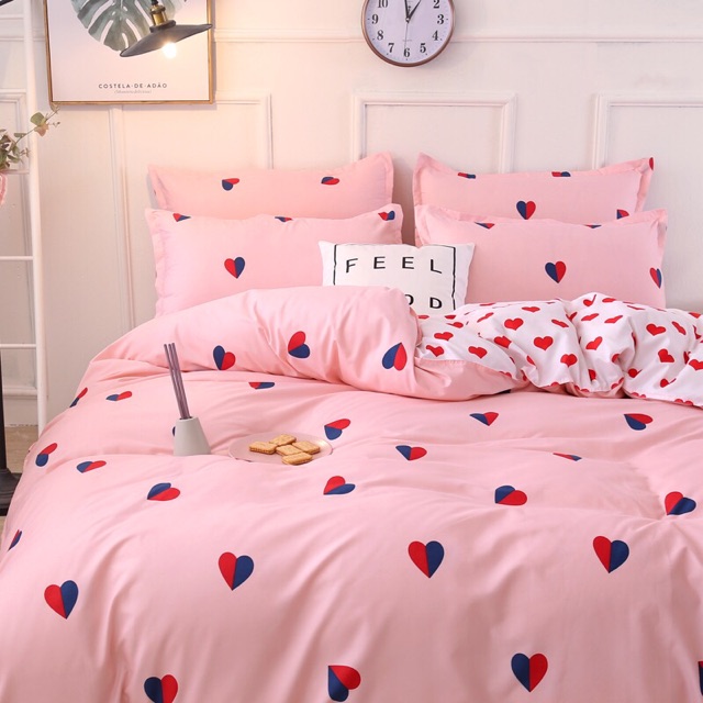 FREESHIP 99K TOÀN QUỐC_MẪU BÁN CHẠY- SET CHĂN GA GỐI COTTON POLY NHẬP KHẨU. Free bo chun mọi kích thước