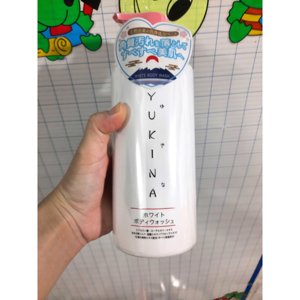 Sữa tắm YUKINA trắng da mờ thâm nám sạm màu da thiên nhiên an toàn bầu và mẹ cho con bú 500ml Nhật Bản | BigBuy360 - bigbuy360.vn