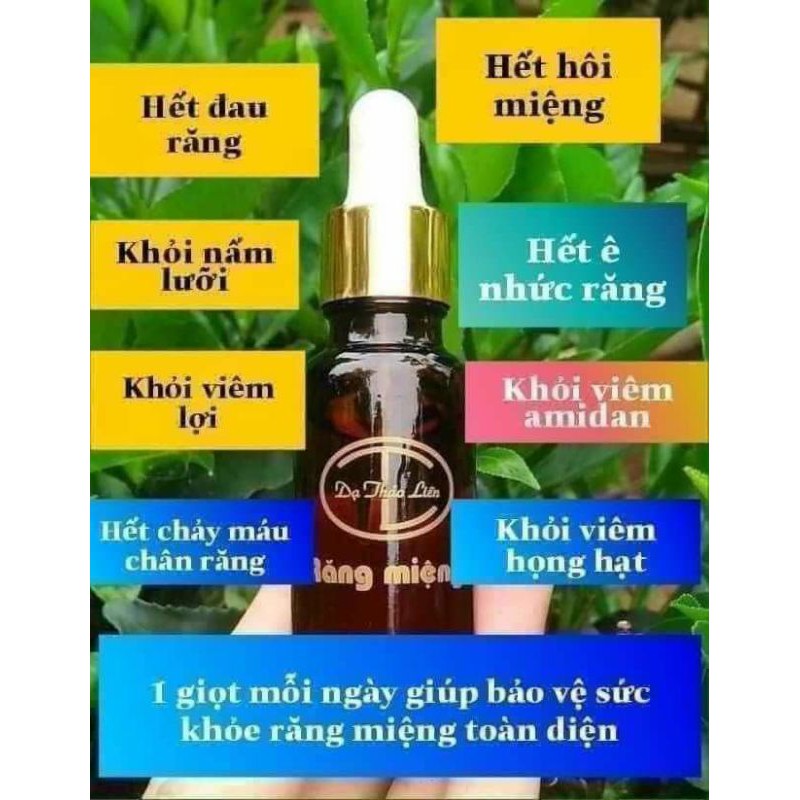 5 lọ tinh dầu đánh răng súc họng DTL 5ml