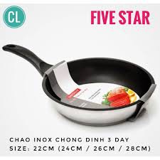 Chảo Từ Chống Dính 3 Đáy Fivestar 20cm bảo hành 5 năm