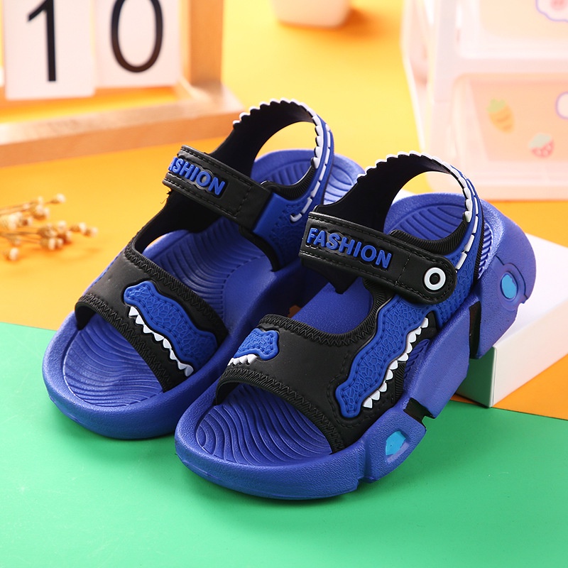 Xăng đan Đế Mềm Chống Trượt Thoáng Khí Thời Trang Mùa Hè Cho Bé Trai