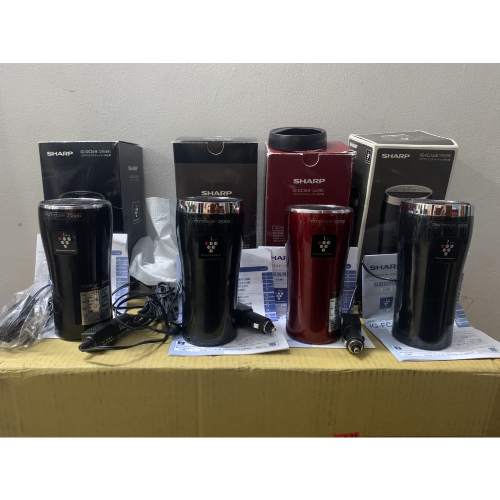 Máy lọc không khí ô tô : Sharp IG-DC15, Sharp IG-FEC15, Sharp IG-FC15 - 25000 -75000 ĐƠN VỊ ION