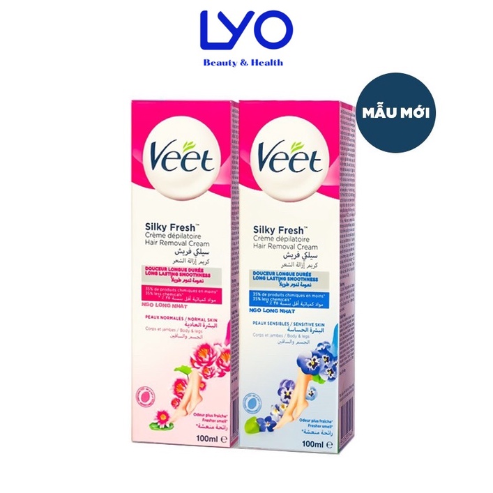 KEM TẨY LÔNG VEET PHÁP 100ML AN TOÀN HIỆU QUẢ.