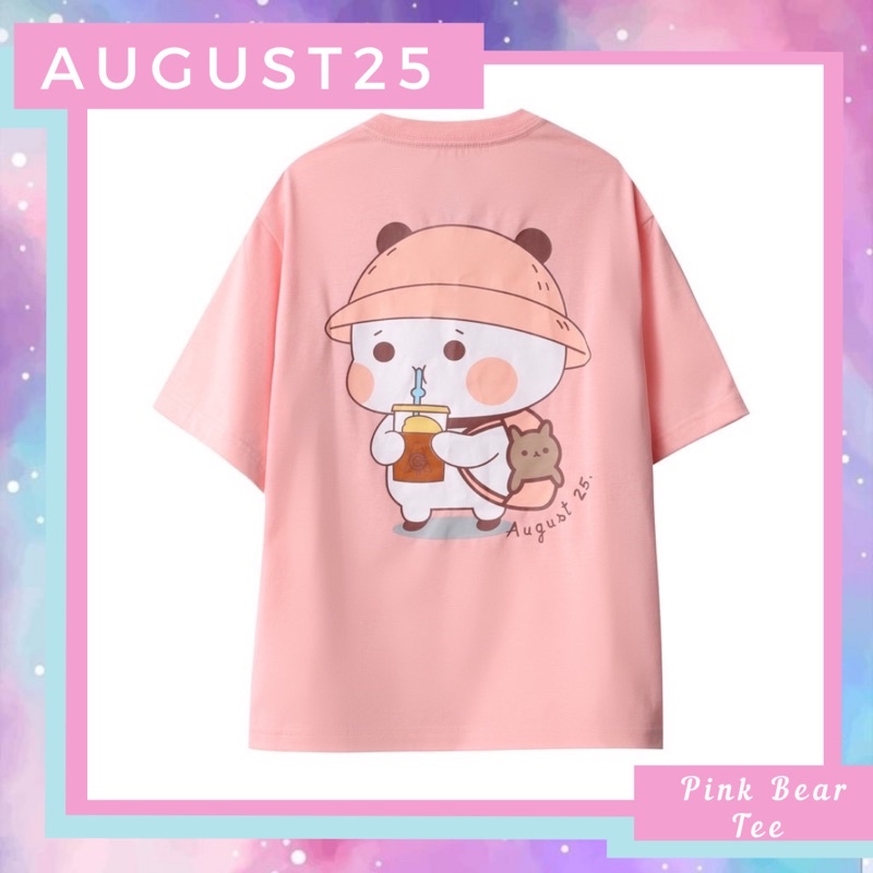 20kg-40kg Pink bear - Giấu quần, form rộng cotton xịn, thoáng mát, cho bé gái và bé trai [August25] CHÍNH HÃNG