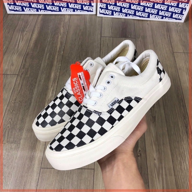 Giày Thể Thao Sneaker 𝗩𝗮𝗻𝘀 Caro nam nữ bản classic buộc dây - Giày Vans caro hàng 1:1 cao cấp Full Box Bill