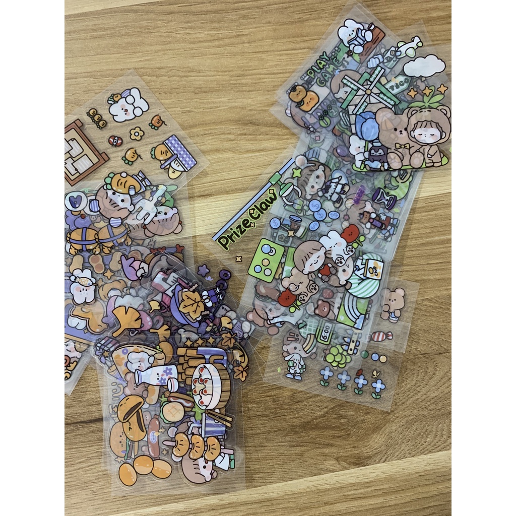 Hình Dán Sticker 2D Dán Bình Nước Siêu Đáng Yêu nhiều mẫu Trang Trí Bình Siêu Xinh Và Dễ Thương