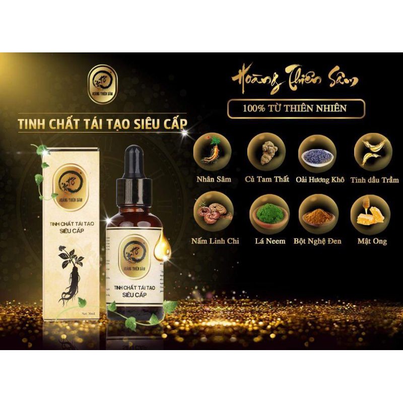 [TẶNG KÈM BỘT RỬA MẶT] Tinh chất Hoàng Thiên Sâm ⚡️Freeship ⚡️ Trả lại làn da Trắng Hồng rạng rỡ | BigBuy360 - bigbuy360.vn