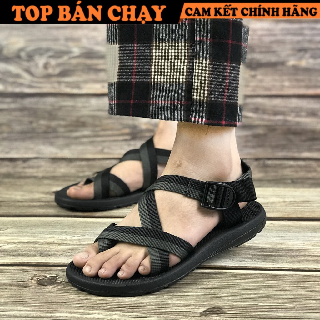 Giày dép sandal couple nam nữ quai chéo xỏ ngón có quai hậu cố định cho cặp đôi mang đi biển du lịch đi học ZR117BG
