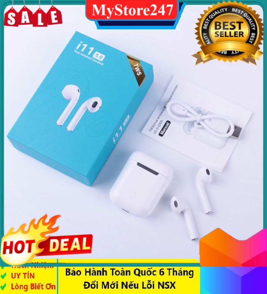 Tai nghe Không Dây Bluetooth I11 Âm Thanh Đỉnh Cao - Bảo Hành Đổi Mới 6 Tháng Công Nghệ Bluetooth 5.0 Mới Nhất | BigBuy360 - bigbuy360.vn