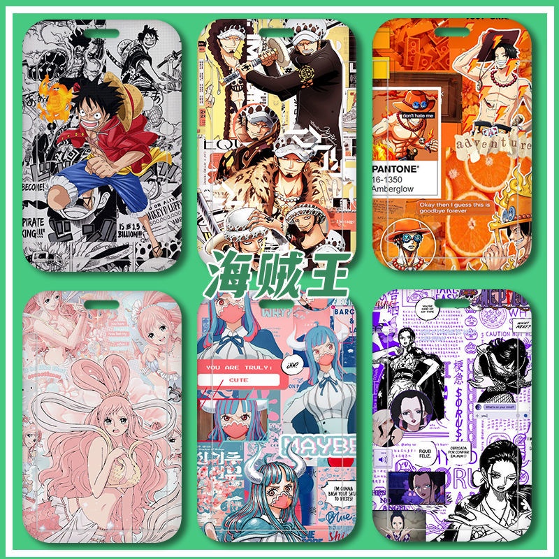 Bộ Thẻ Hình anime one piece luffy zoro id Truy Cập Thẻ metro diy Bảo Vệ Thẻ Xe Buýt