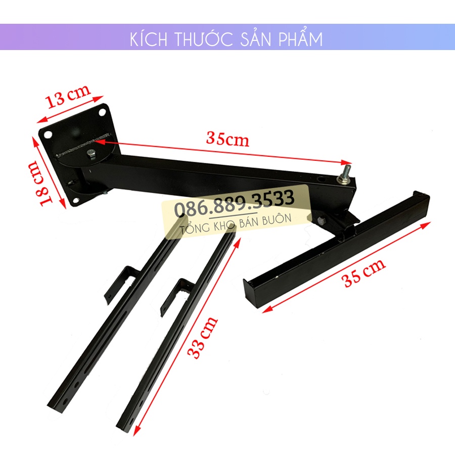 Giá Treo Tivi Góc Tường 26 - 43 Inch - Giá Treo Tivi Xoay Trái Phải Hàng Chất Lượng Cao - Model: X32 -
