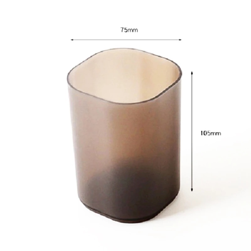 Giá đựng bút/ cọ trang điểm nhiều ngăn xiên riêng biệt trong suốt sáng tạo