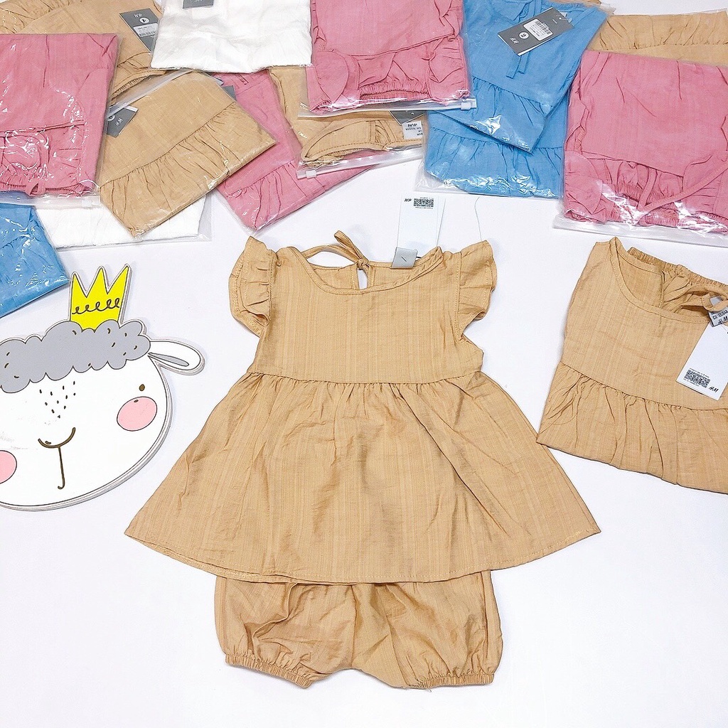 Bộ thô đũi bé gái 4 mầu