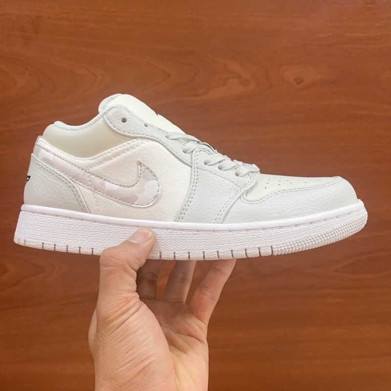 [ Bản Cao Cấp ] Giày thể thao sneaker jordan 1 low Grey Camo  - Fullbox