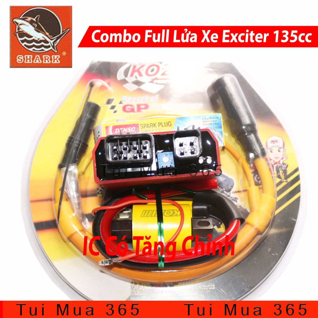 Combo Độ Full Dàn Lửa cho EXCITER 135cc SHARK