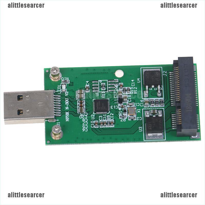 Thẻ chuyển đổi SSD PCBA ngoài mini USB 3.0 sang PCIE mSATA tiện lợi
