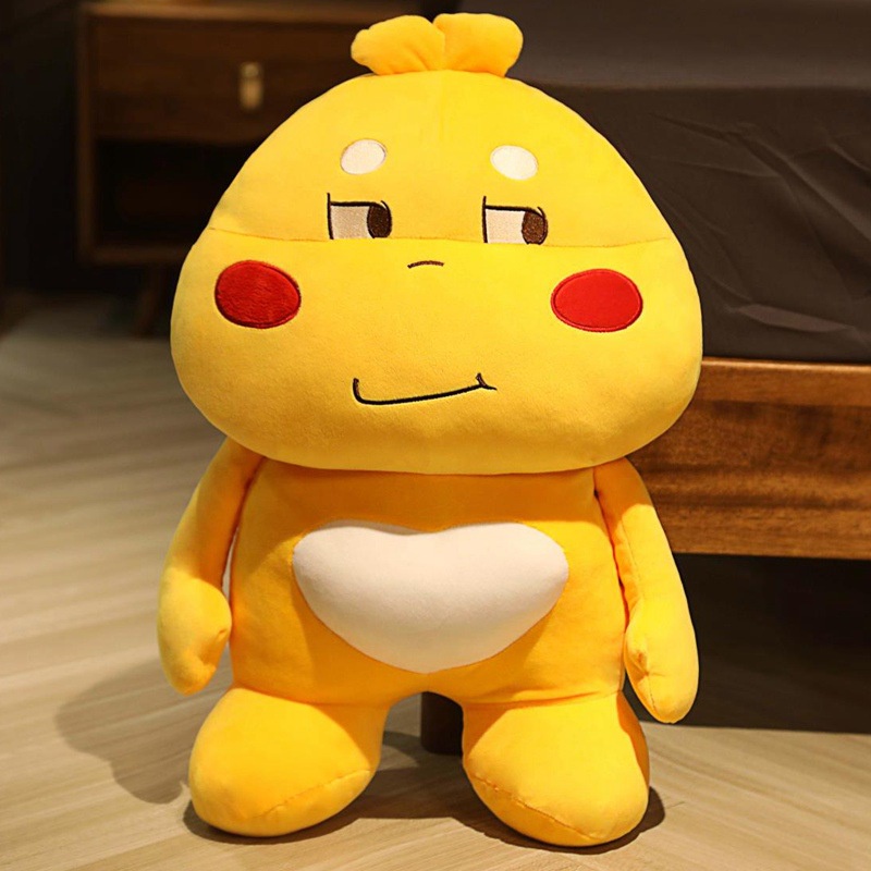 Gấu bông Qoobee ong vàng gối ôm cho bé thú nhồi bông dễ thương chất liệu mềm mịn vải miniso