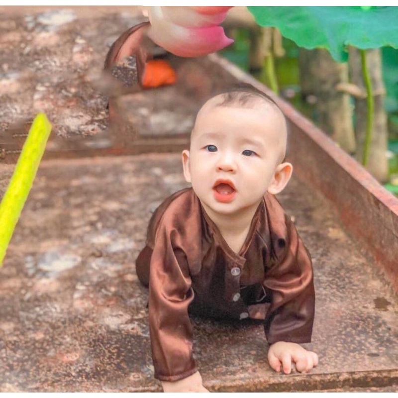 Áo bà ba phú hộ cho bé trai bé gái ( ĐỦ SIZE) đủ màu - chất lụa siêu mát dễ thương xinh xắn