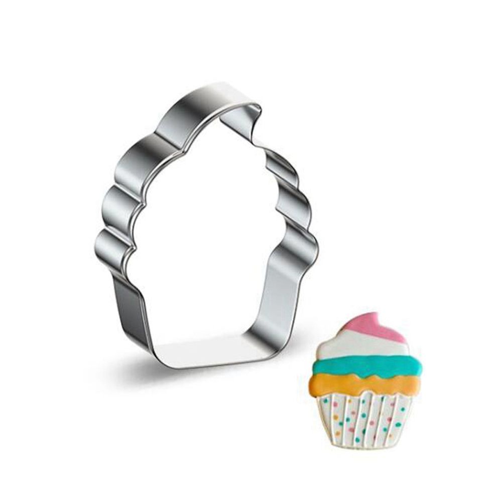 Khuôn Làm Bánh Quy Bằng Thép Không Gỉ Hình Cây Kem Diy