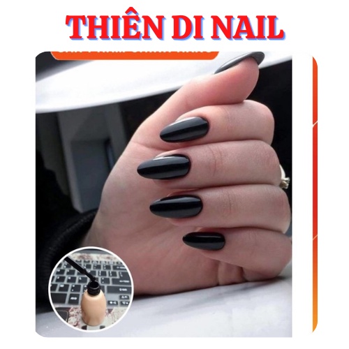 Sơn gel Nhật lẻ màu đen trắng hay dùng nhất Thiên Di Nail