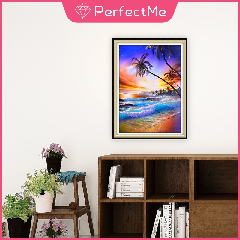 Tranh Đính Đá 5D Tự Làm Hình BTS Kích Thước 30x40cm Trang Trí Nhà Cửa